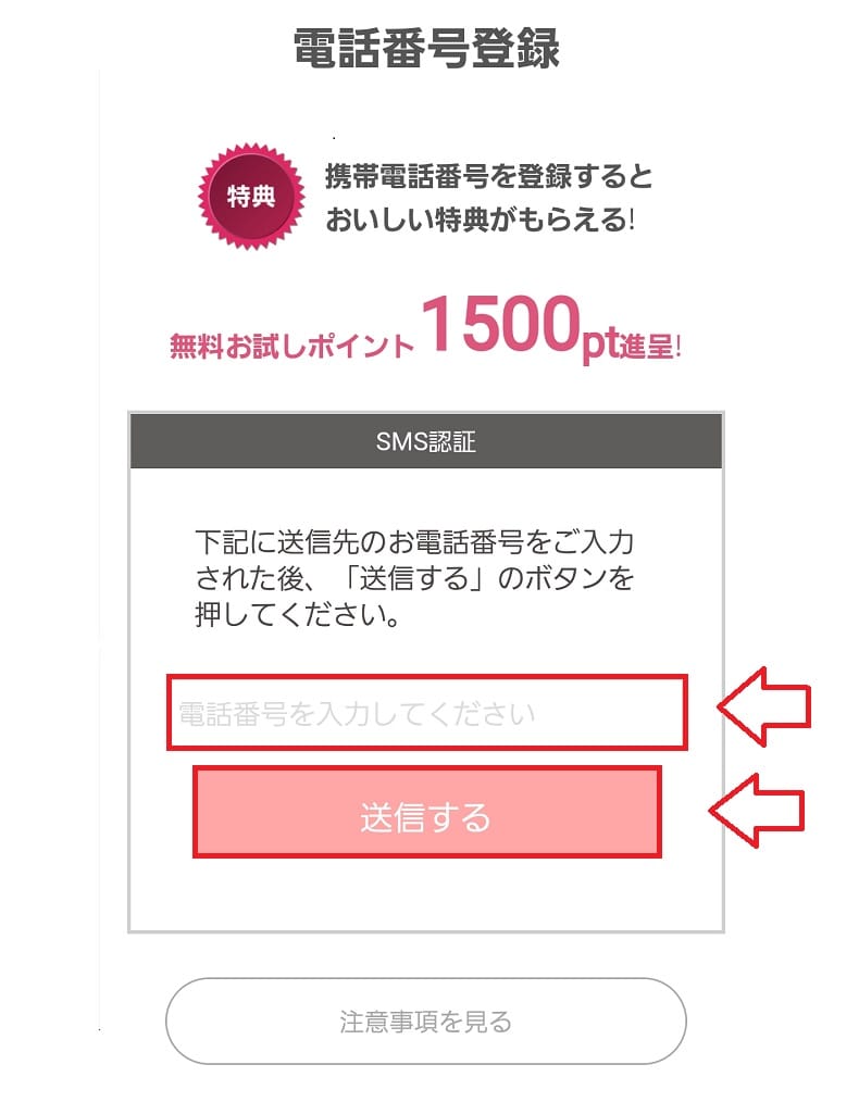 ジュエルライブ会員登録の手順5