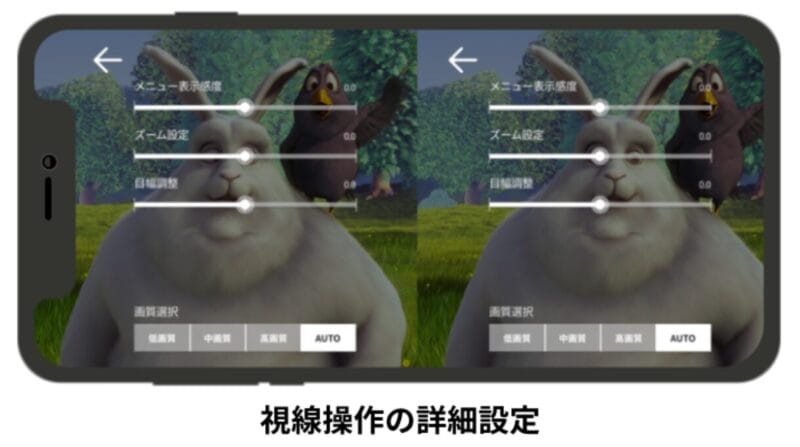 視線操作