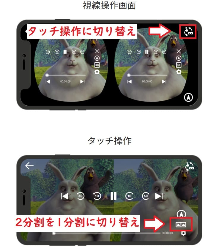 ゴーグルなしでVRを視聴する方法