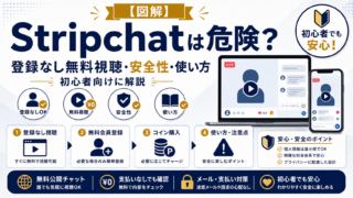 【図解】Stripchatは危険？登録なし無料視聴・安全性・使い方を初心者向けに解説
