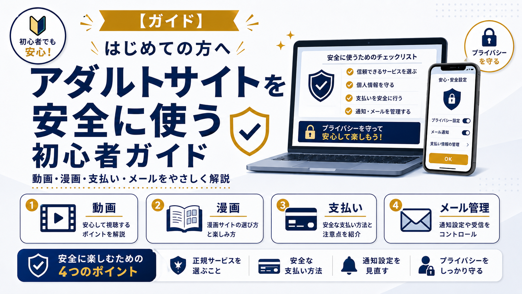 はじめての方へ｜アダルトサイトを安全に使うための初心者ガイド