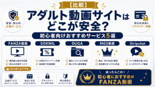 アダルト動画サイトはどこが安全？初心者向けおすすめサービス5選